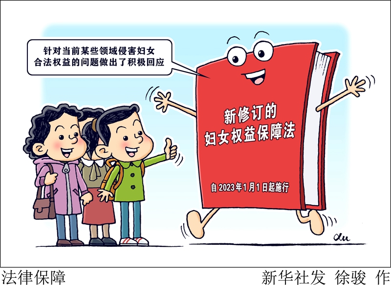 新華視點(diǎn)：聚焦新修訂的婦女權(quán)益保障法