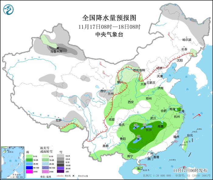 江南華南等地降水持續(xù) 冷空氣將影響北方地區(qū)
