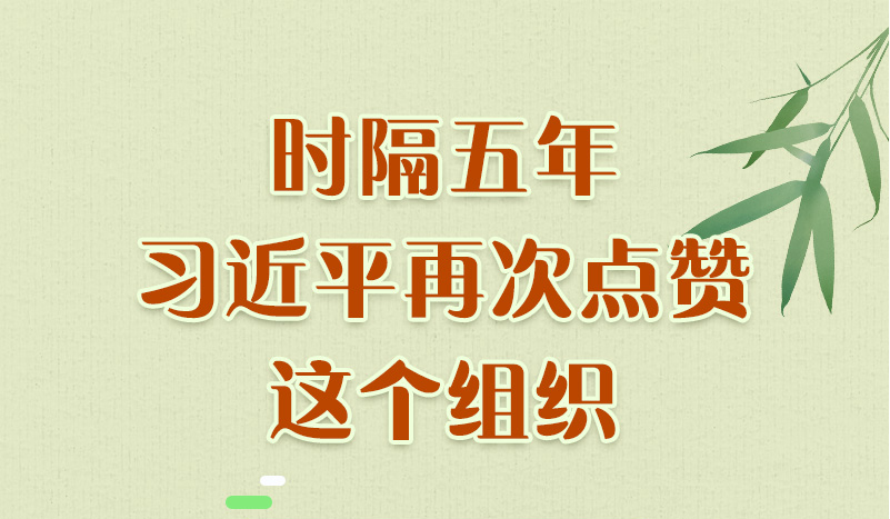 聯(lián)播+｜時(shí)隔五年 習(xí)近平再次點(diǎn)贊這個(gè)組織