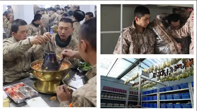 讓高原駐訓官兵溫暖過冬
