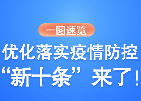 一圖速覽｜優(yōu)化落實(shí)疫情防控 “新十條”來(lái)了！