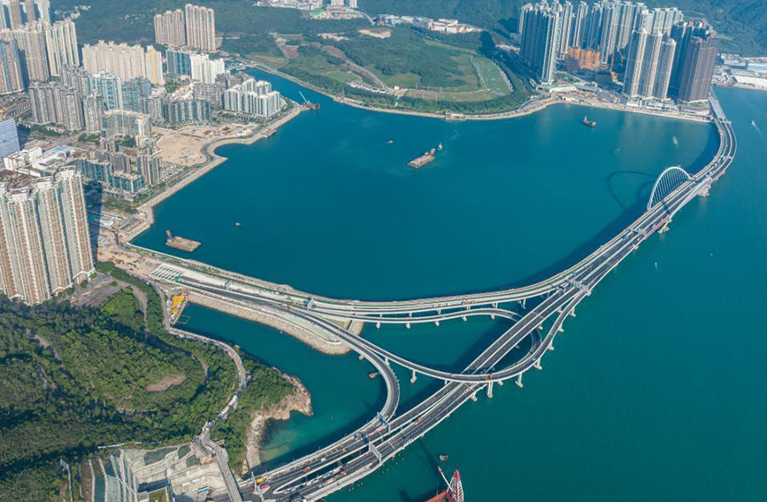 香港將軍澳跨灣大橋正式通車