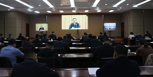 全省統(tǒng)籌疫情防控和經(jīng)濟運行工作視頻會議召開 東昌府區(qū)設(shè)分會場組織收聽收看