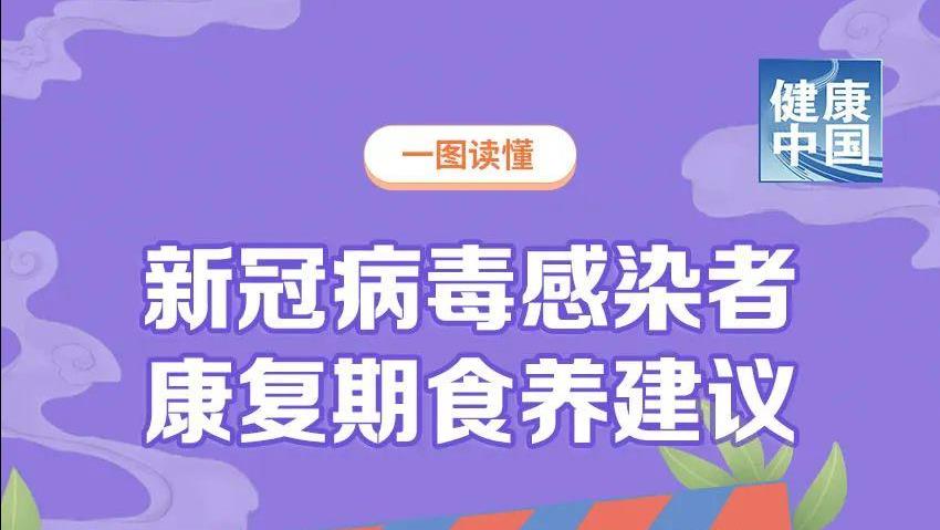 收藏！新冠病毒感染者康復(fù)期食養(yǎng)建議③【科學(xué)防疫小貼士】（88）