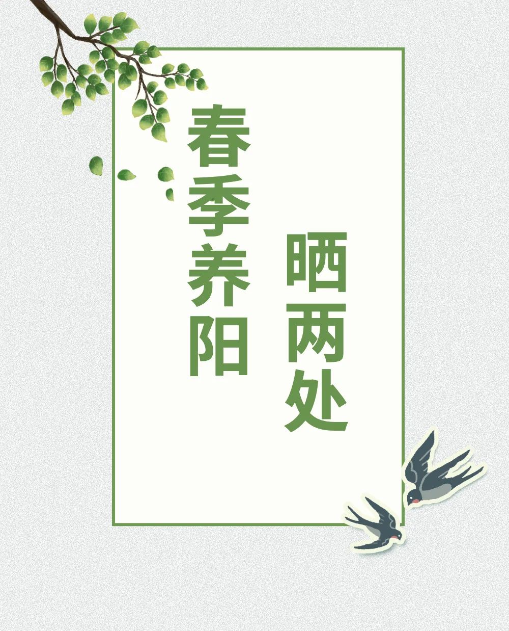 健康知識(shí)普及行動(dòng)｜春季陽(yáng)氣生發(fā)！做到這些，身體健康陽(yáng)氣足