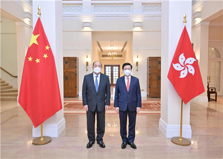 澳門、香港特區(qū)行政長官會面：港澳合作，協(xié)同發(fā)展