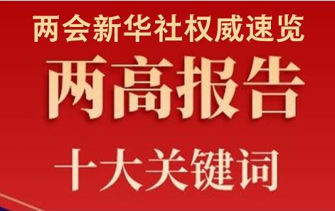 兩會(huì)新華視點(diǎn)｜十大關(guān)鍵詞解讀兩高報(bào)告