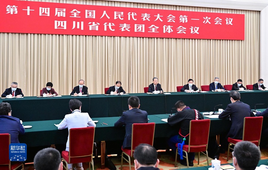 趙樂(lè)際在參加四川代表團(tuán)審議時(shí)強(qiáng)調(diào) 全面學(xué)習(xí)貫徹黨的二十大精神 為全面建設(shè)社會(huì)主義現(xiàn)代化國(guó)家 開(kāi)好局起好步貢獻(xiàn)力量