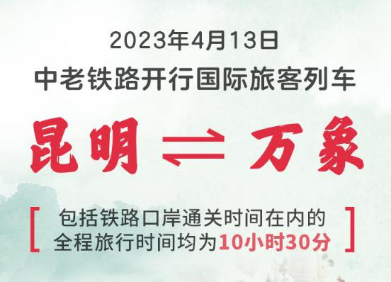 新華社權(quán)威快報丨中老鐵路開行國際旅客列車 昆明至萬象間當(dāng)日通達(dá)