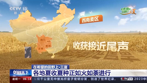 中國(guó)豐收地圖來(lái)啦！一組數(shù)字看三夏