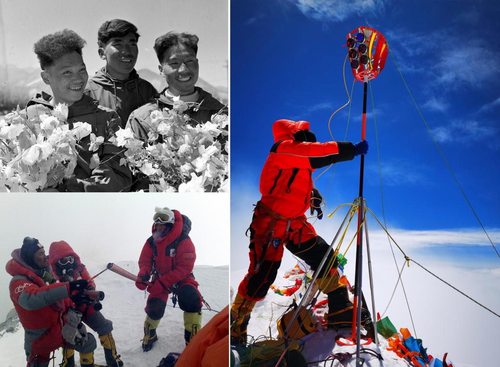 中國登山者勇攀“地球之巔”致敬人類首次登頂珠峰70周年