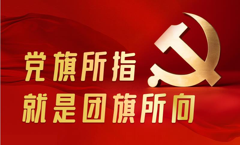 黨旗所指就是團(tuán)旗所向