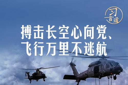 【強(qiáng)軍之路】習(xí)言道｜搏擊長空心向黨、飛行萬里不迷航