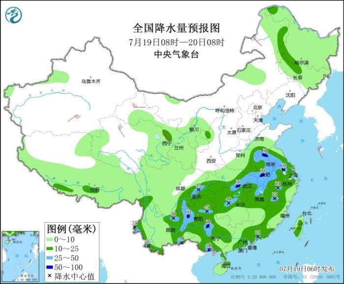 江淮華北等地有較強(qiáng)降雨 新疆高溫天氣持續(xù)