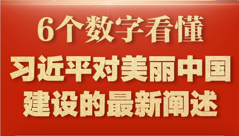 6個數字看懂習近平對美麗中國建設的最新闡述