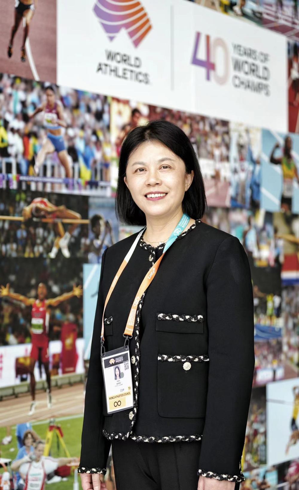 中國田徑協(xié)會(huì)副主席王楠連任新一屆世界田聯(lián)理事