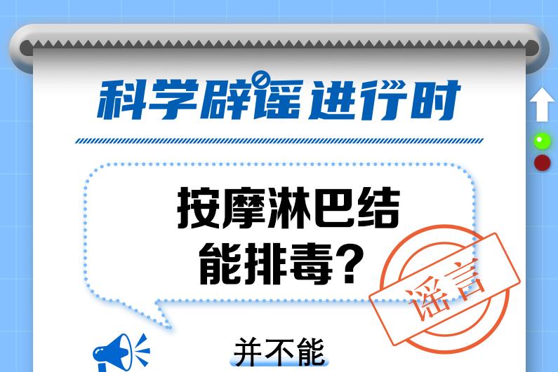 中新真探：注意！按摩淋巴結(jié)并不能排毒