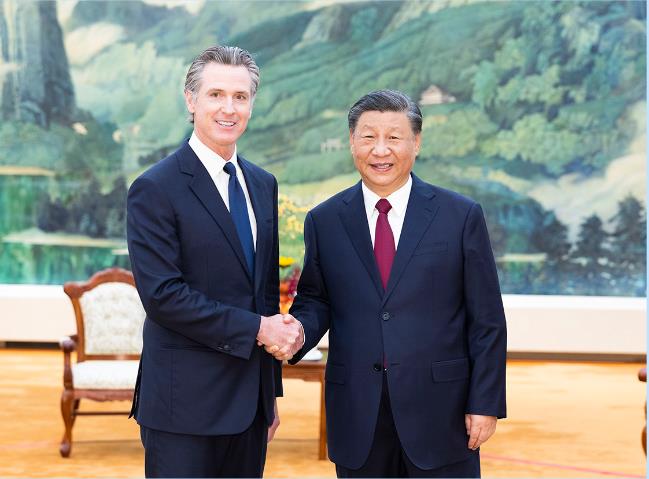 第一觀察｜習(xí)近平主席會見美國加州州長，談到這三個關(guān)鍵詞