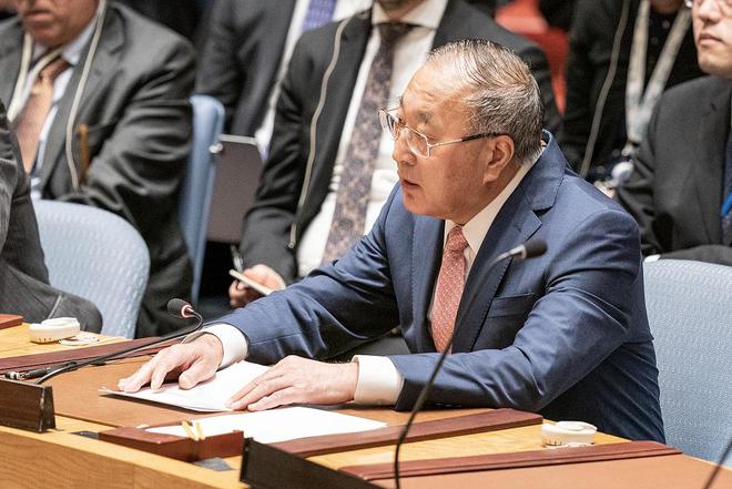 中國代表：全面解決海地問題，推動(dòng)政治進(jìn)程是根本