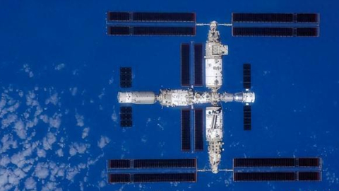 中國空間站“全身照”這樣誕生
