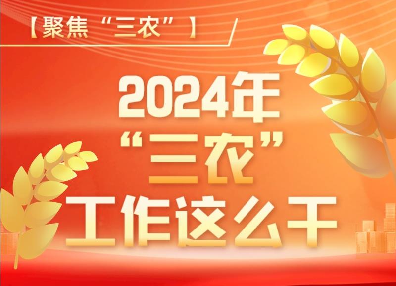 【聚焦“三農(nóng)”】圖解 | 2024年“三農(nóng)”工作這么干