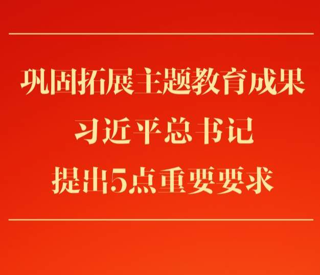 鞏固拓展主題教育成果，習(xí)近平總書記提出5點(diǎn)重要要求
