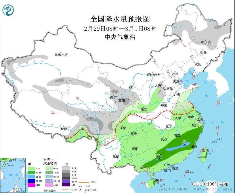南方地區(qū)多降雨過程 冷空氣影響中東部地區(qū)