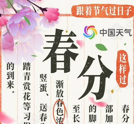 跟著節(jié)氣過日子：不負春光 春分節(jié)氣看哪里鶯飛草長百花開