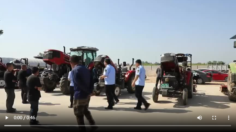 聊城市冠縣：農(nóng)機“送檢下鄉(xiāng)”便民服務上門