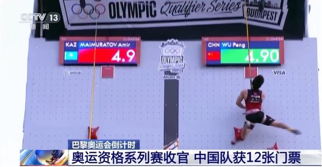 奧運(yùn)資格系列賽收官 中國隊(duì)獲12張門票