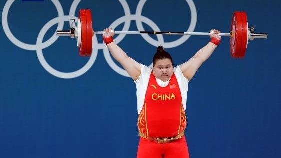 第40金！李雯雯奪得巴黎奧運會舉重女子81公斤以上級金牌