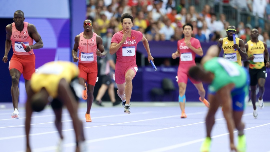 小組第一！中國隊晉級男子4x100米接力決賽