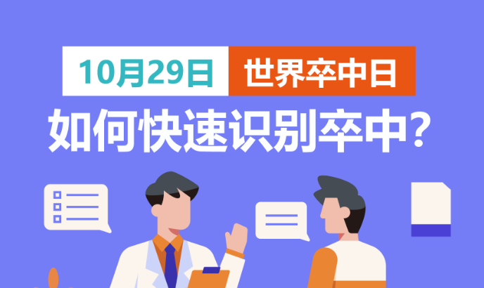 世界卒中日：如何快速識(shí)別卒中？