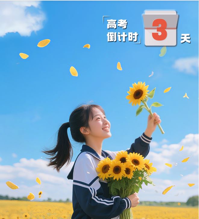 高考倒計(jì)時(shí)3天！一舉奪魁，未來(lái)可期！